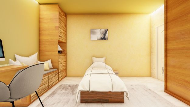 Boy Bedroom - Yellow theme