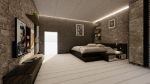 Picture of Grey Industrial Bedroom