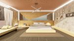 Zen White Minimalist Bedroom