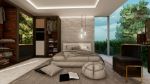 White Urban Minimalist bedroom