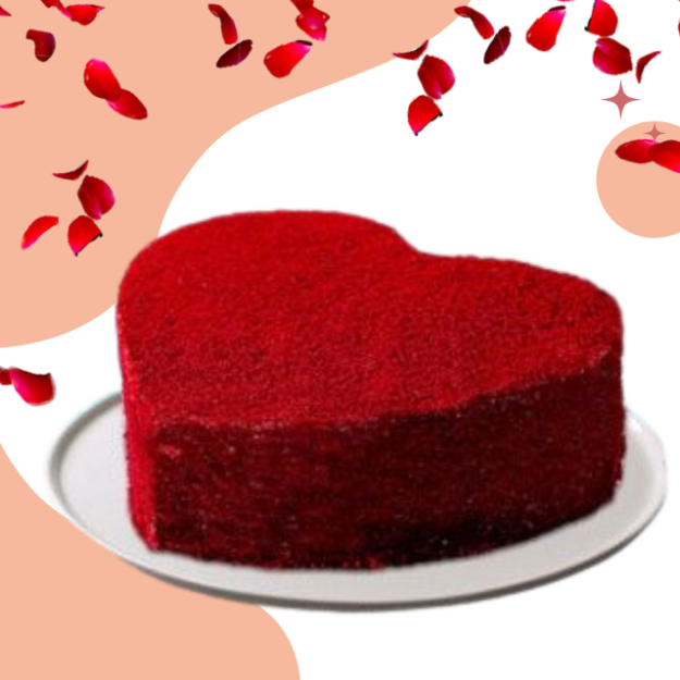 Heart Shape Monogram Rosette Cake | bakehoney.com