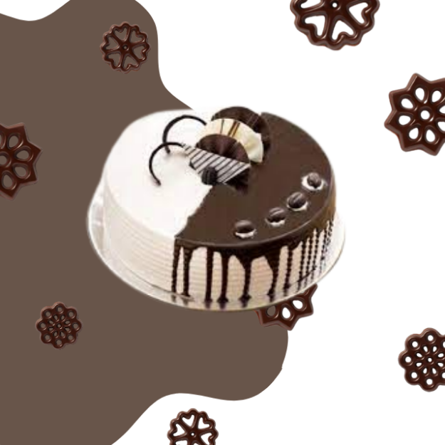 Choco Vanilla Cake 