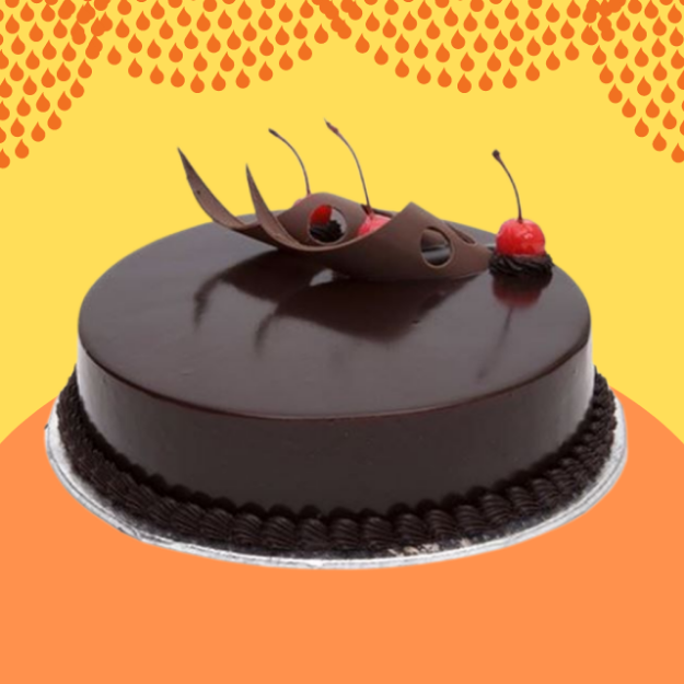 Rich Chocolate Truffle Cake 