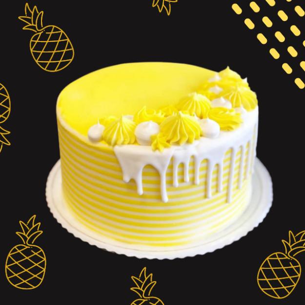 Top 192+ pineapple cake design latest