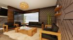 Farmhouse Wooden Theme Living Room