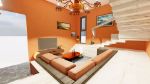 Orange Theme Living Room