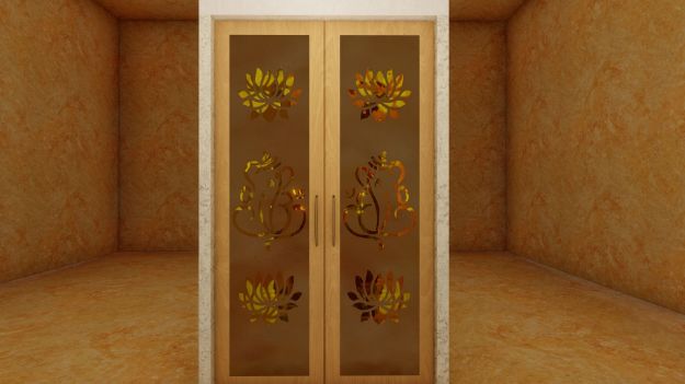 Puja Room Door Design 