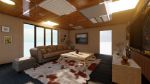 Aesthetic Wooden Living Room