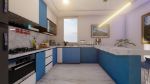 Modular Kitchen-Blue Theme