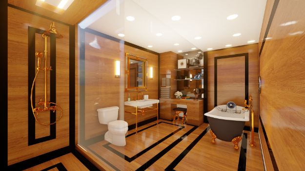 Wooden Traditional Bathroom