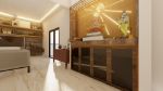 On Wall Puja Unit-Wooden Theme