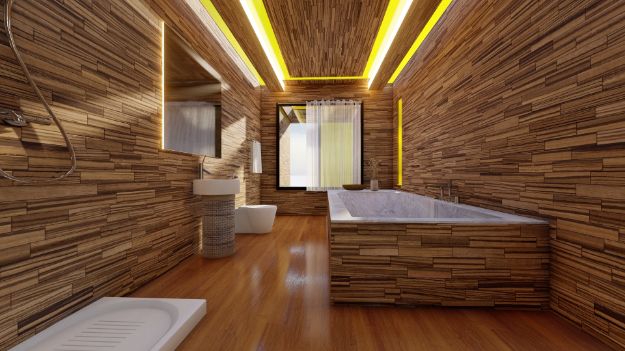 Picture of Modern Wooden Bathroom