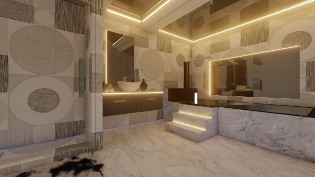 Picture of Elegant Ultra Modern Bathroom