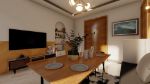 Picture of White and Wooden Dining Room