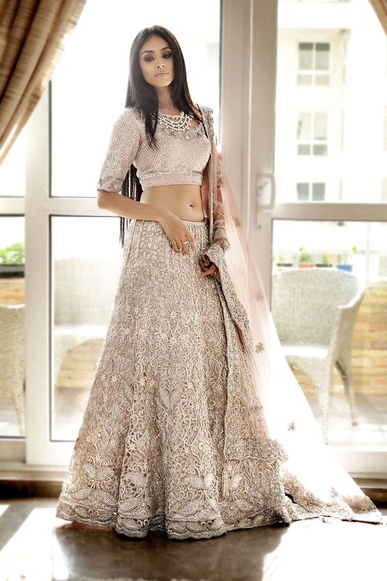 Lehenga Set with cancan ( worn once only), Women's Fashion, Dresses & Sets,  Traditional & Ethnic wear on Carousell